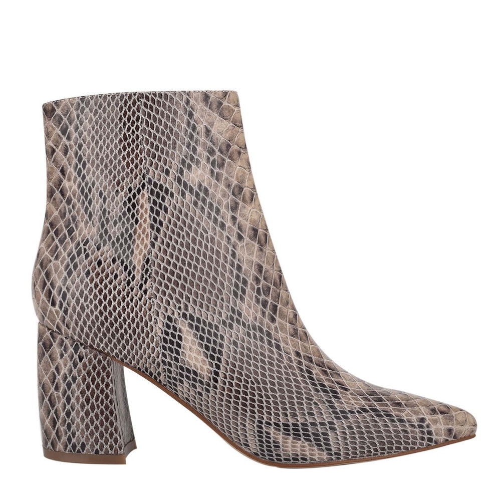 NEW IN BOX: Marc Fisher Snake Skin Retire Bootie